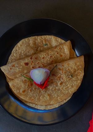 A picture of Sattu Parathe.