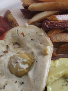 Una foto de Huevo frito vegano (III)