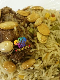 صورة لوصفة مندي الخضار باللحم