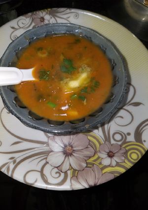 A picture of Tomato soup.