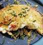 Recipe Sunday breakfast omelet with ham and cheese and chives the  Makes Drooling Can spoil the tongue