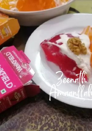 A picture of Jello Cake.