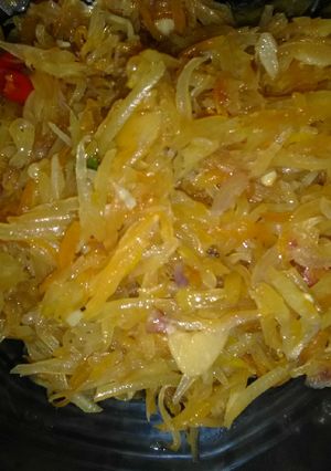 Foto resep Oseng pepaya saus tiram