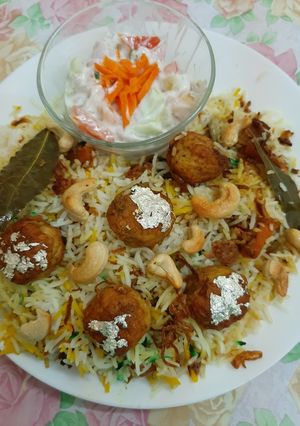 A picture of Shahi kofta Biryani 😊.