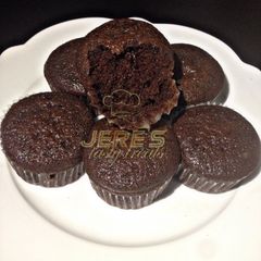 A picture of Chocolate cup cake.
