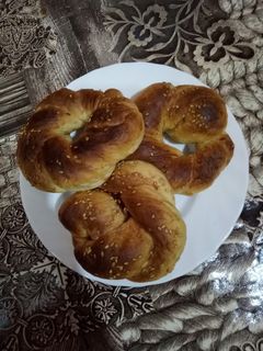 صورة لوصفة كعك السميت التركي من مطبخ لامية