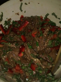 Una foto de Berenjenas al escabeche