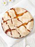 Crostata di mele glassata