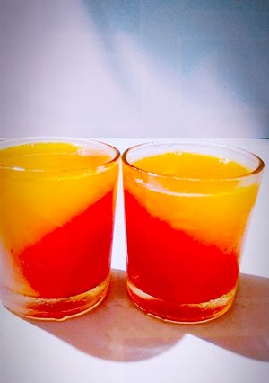 A picture of #Watermelon Mango Mocktail.