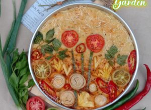 Foto resep Focaccia Garden Bread