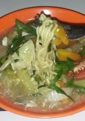 Foto resep Mie siram ala rumah Ambolay