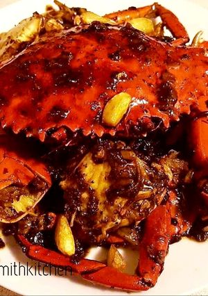 A picture of Black pepper crab.