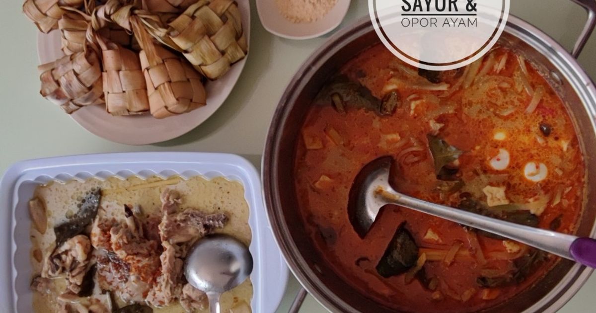 Ketupat Sayur & Opor Ayam