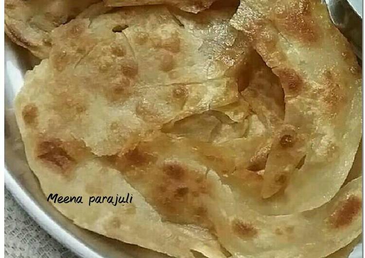 Recipe of Perfect Chur Chur paratha 😊😊😊