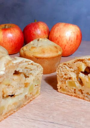 Une photo de Muffins healthy pomme-vanille
