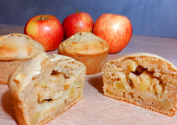 Muffins healthy pomme-vanille