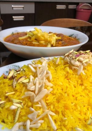 عکسی از دستور شکر پلو شیرازی