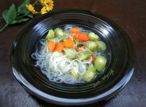 Foto resep Sup Oyong Bihun Wortel