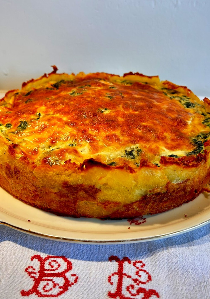 Una foto de Quiche con base de patata
