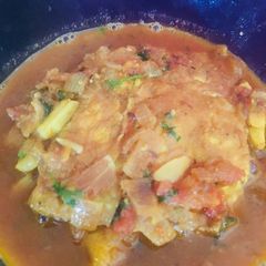 Omlette curry A picture of Omlette curry.