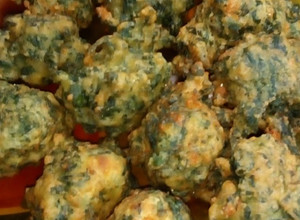 Una foto de Buñuelos de acelga