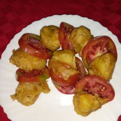 Homestyle Matoke Bhajias A picture of Homestyle Matoke Bhajias.