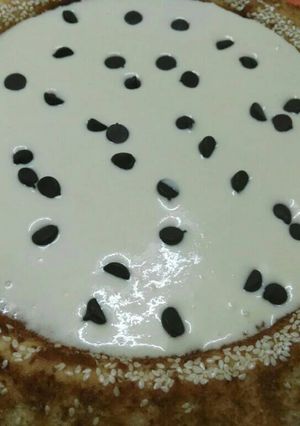 صورة لوصفة كيكه بحبات الهيرشي