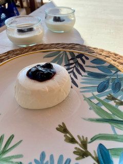 Una foto de Panna cotta