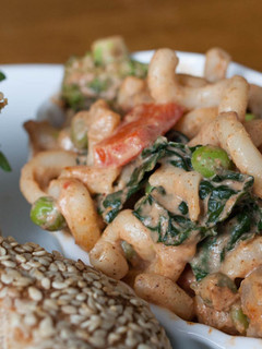 A picture of Fire Roasted Tomato & Coconut Veggie Noodles.