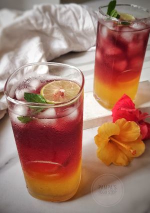 একোয়া দে জমাইকা লেমোনেড (Aqua de jamaica lemonade recipe in Bengali) রেসিপির প্রধান ছবি