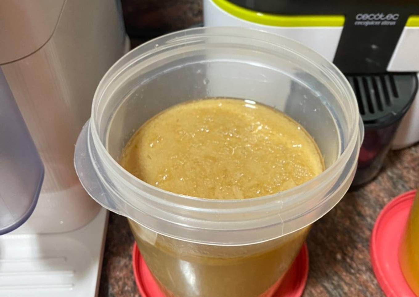 Sopa en olla exprés