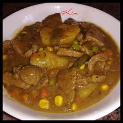 A picture of Lamb stew.