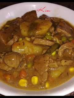 A picture of Lamb stew.