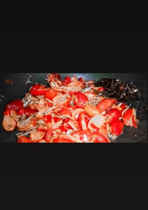 Foto resep Mlinjo teri Nasi