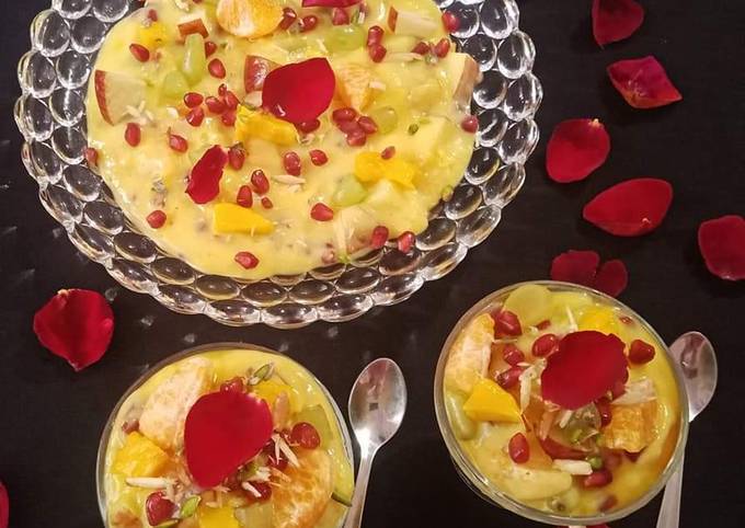 Recipe of Jamie Oliver Fruit Custard