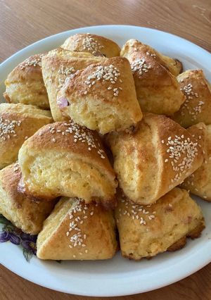 Gluténmentes sajtos hajtovány recept fotója
