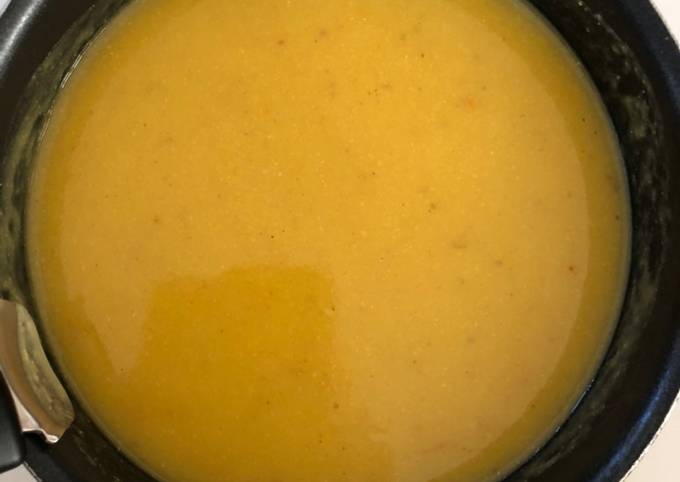 Steps to Make Homemade Simple Sweetcorn Soup