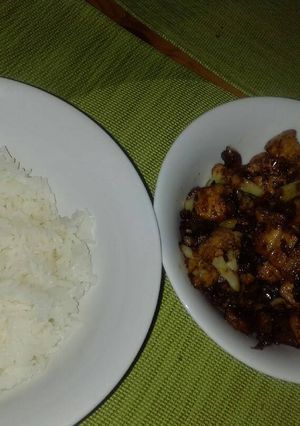 A picture of Fry Pot Cauliflower and Pork.
