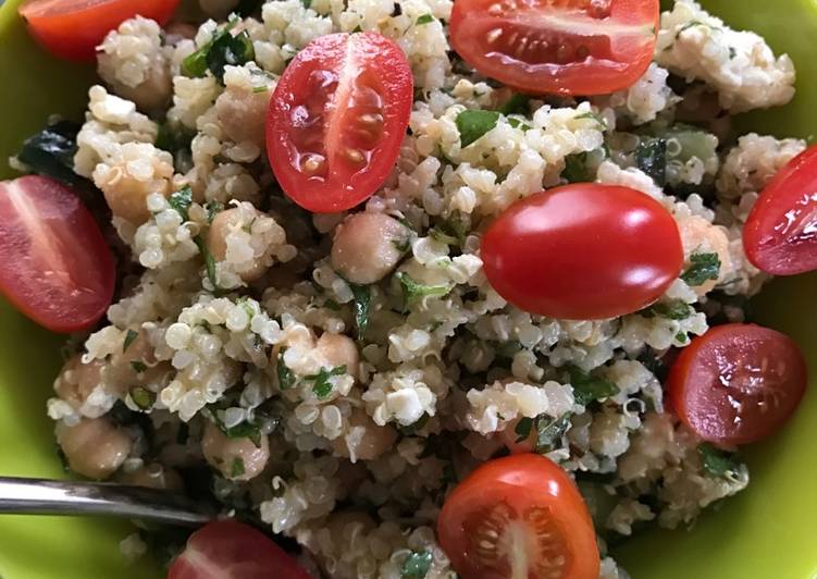 Simple Way to Make Homemade Fresh Mint Tabbouleh