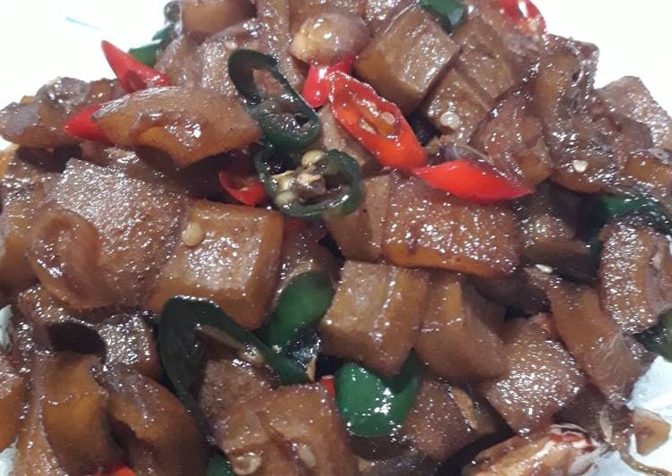 Kikil kecap pedas manis