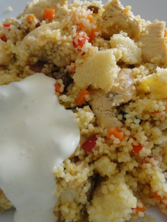 Una foto de Ensalada de cous-cous y pollo