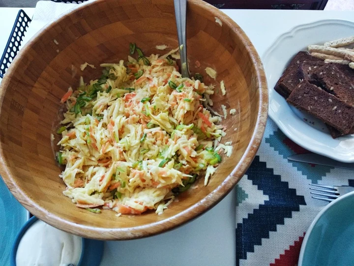 Receta Coleslaw de apionabo  que Delicioso