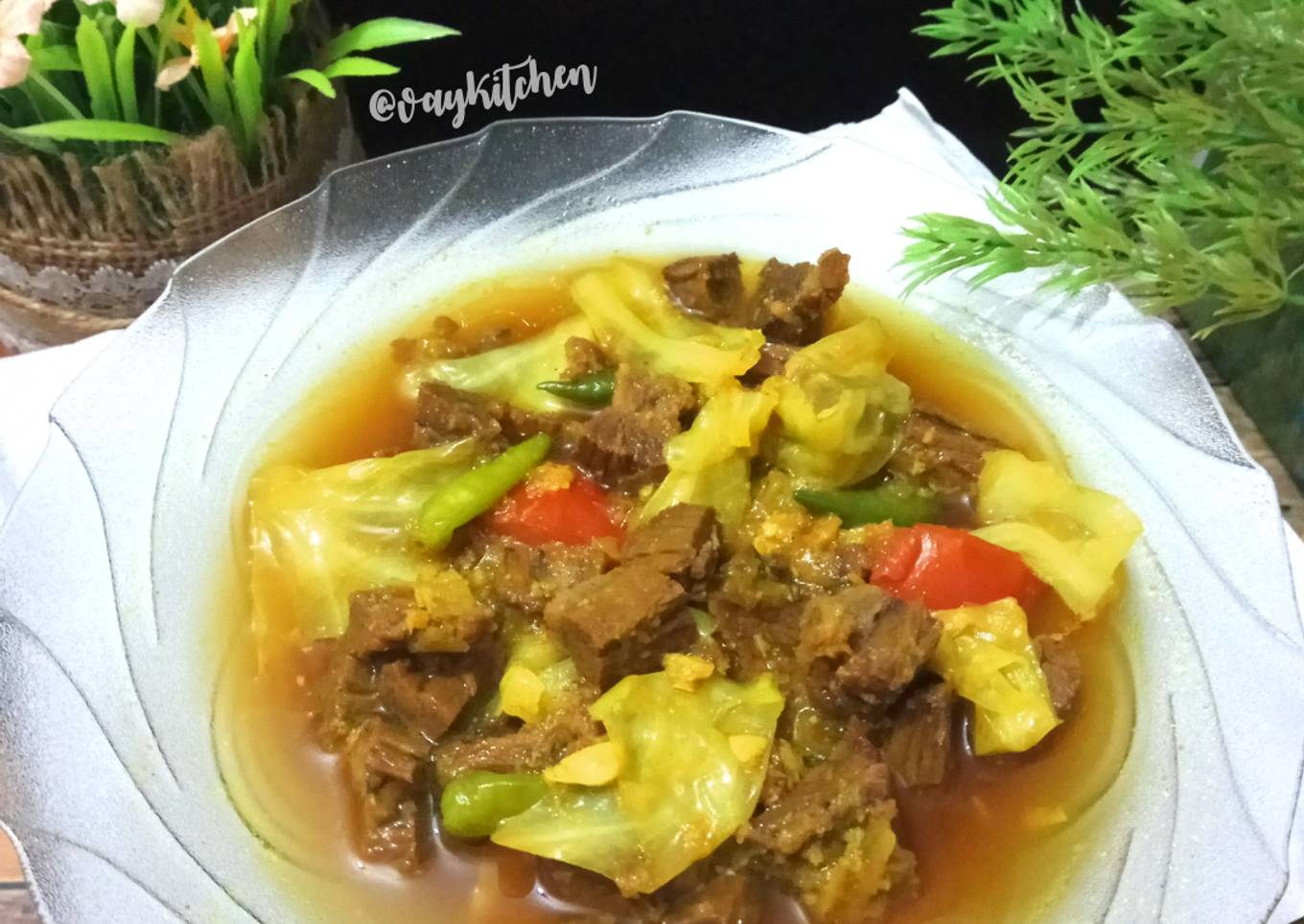 Tongseng Daging Sapi no santan