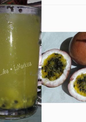 Foto resep Es markisa #bikinramadhanberkesan