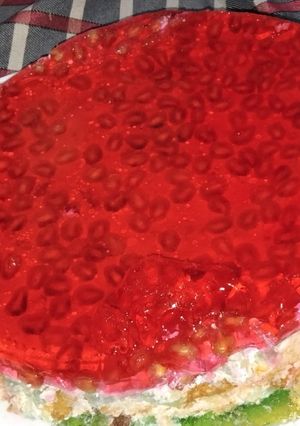 عکسی از دستور ژله بیسکویتی
