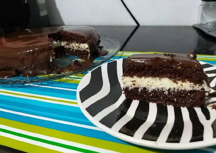 Bolo prestígio light