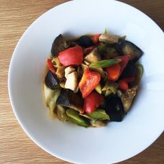 A picture of Miso Chicken and Vegetables Stir-fry.