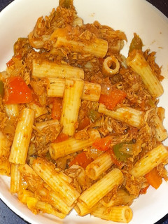 Una foto de Macarrones de atún (Sin sal)