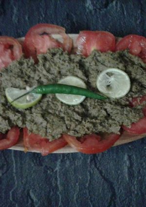A picture of Fish bharta.