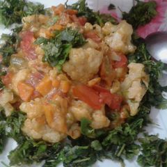 A picture of Yummy Creamy Cauliflower and Mix Veg(No onion No garlic).